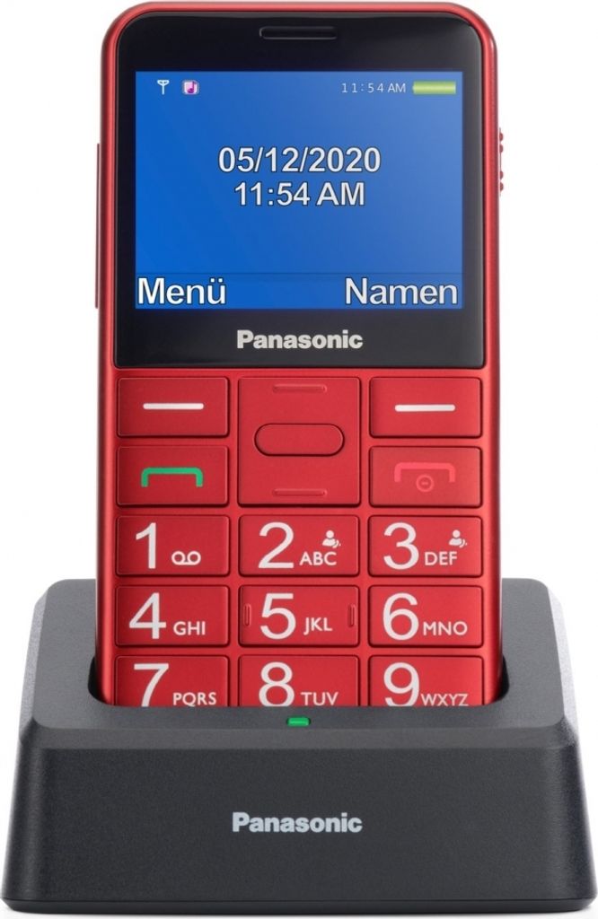 Mobiltelefon für ältere Menschen Panasonic KX-TU155EXRN Produktbild 