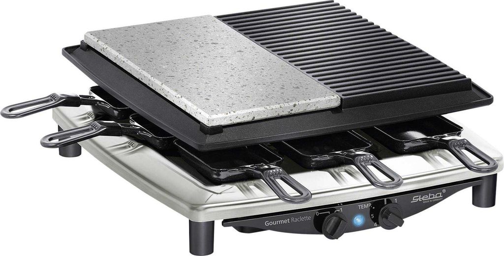 Steba RC 4 plus deluxe - Raclette/Grill/Heißer Stein - 1450 Image du produit 