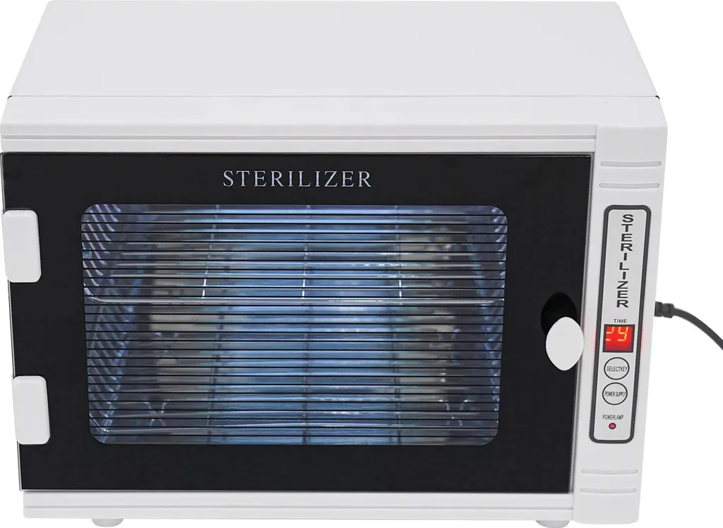 Armoire de stérilisation 12L à tablette réfléchissante pour onglerie