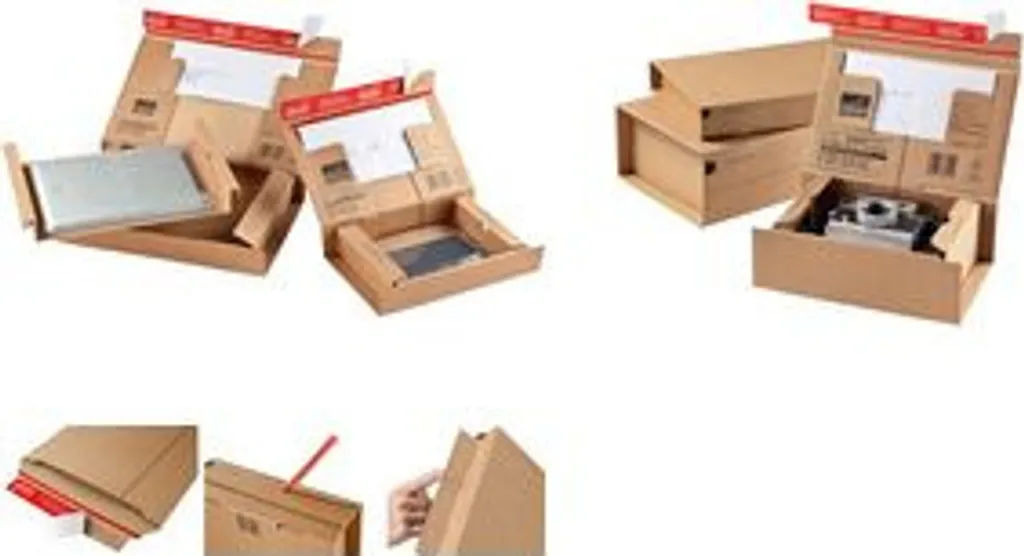 ColomPac CP 067.02 Carton d'Expédition POST Taille S Brun - Lot de 10