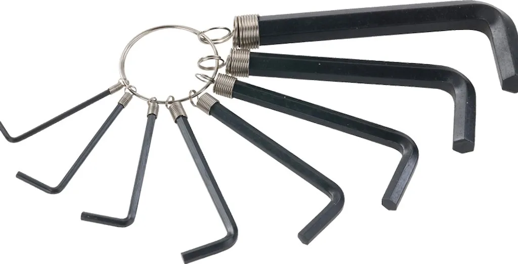 Clé hexagonale kwb 147388 lot de 8 avec support de rangement rigide