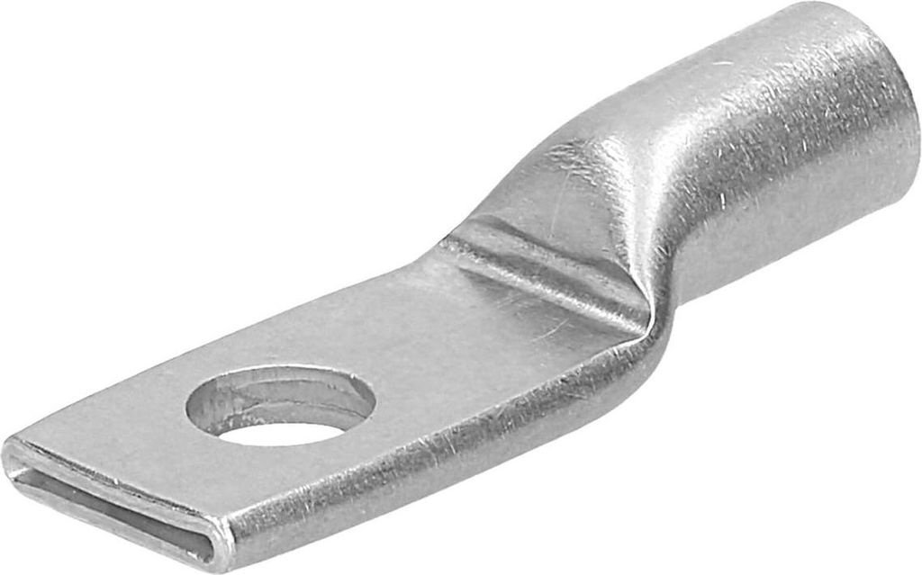 10 Stück Kalitec ER2-6 Edelstahl-Rohrkabelschuh V4A 10mm² I Anschlussgröße M6 I unisolierter, rostfreier Kabelschuh für elektrische Verbindung...