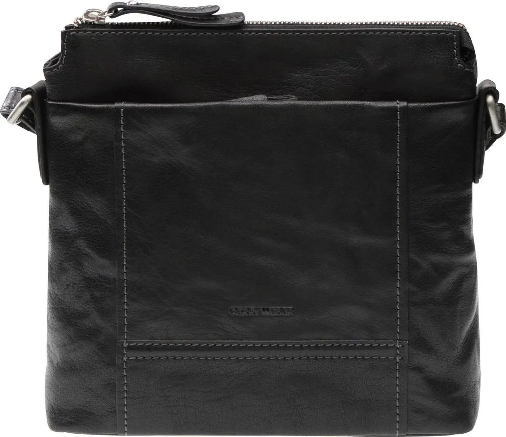 Sac à Main Bandoulière Noir Lugano MVZ Gerry Weber - Format Moyen Pratique