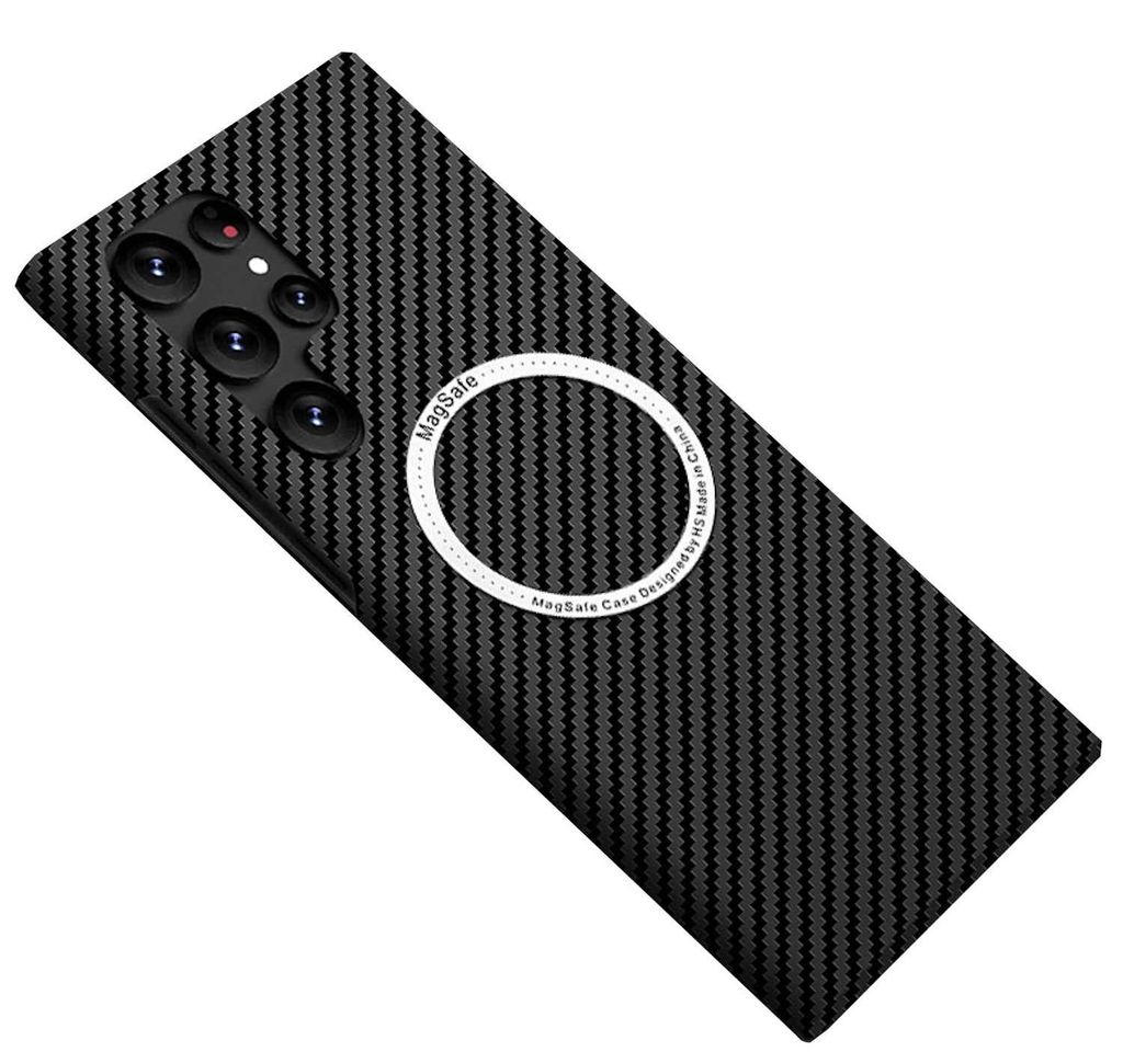 Pro Samsung Galaxy S24 Ultra MagSafe Design Carbon Texture Obrázek produktu 