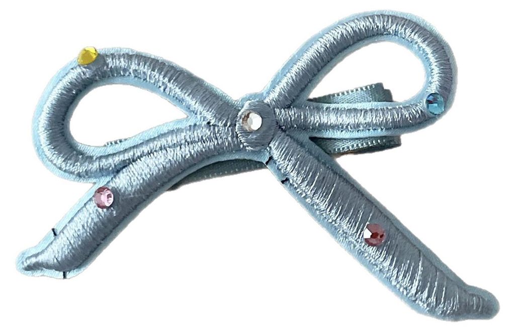 Haarnadel für Mädchen mit Strasssteinen, dreidimensionalem Schleifendesign, Haarnadel zur Fixierung von abgebrochenen Ponyfransen, Haarclip, Haar...