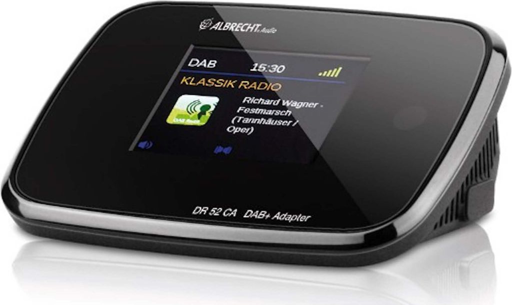Albrecht DR 52 CA - Uhr - Digital - DAB,DAB+,FM - Schwarz - Digital - Extern