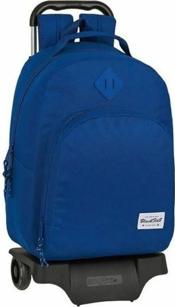 Sac à dos trolley Safta 305 Bleu 20.10L avec roues haute résistance