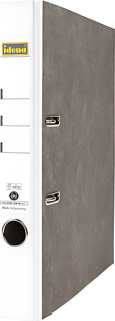 Idena Ordner A4Mix 5cm Wolkenmarmor weiß