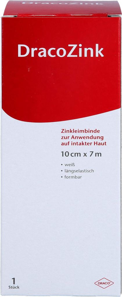 DracoZink Zinkleimbinde 10 cm x 7 cm, 1 St. Binde