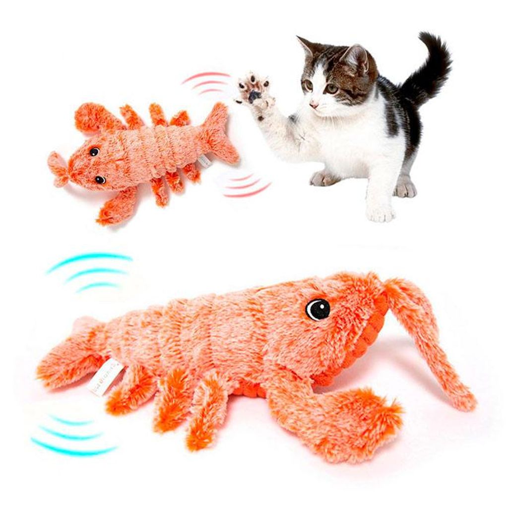 Interaktives Hund & Katze Spielzeug Hummer 35 cm, beweglich Produktbild 