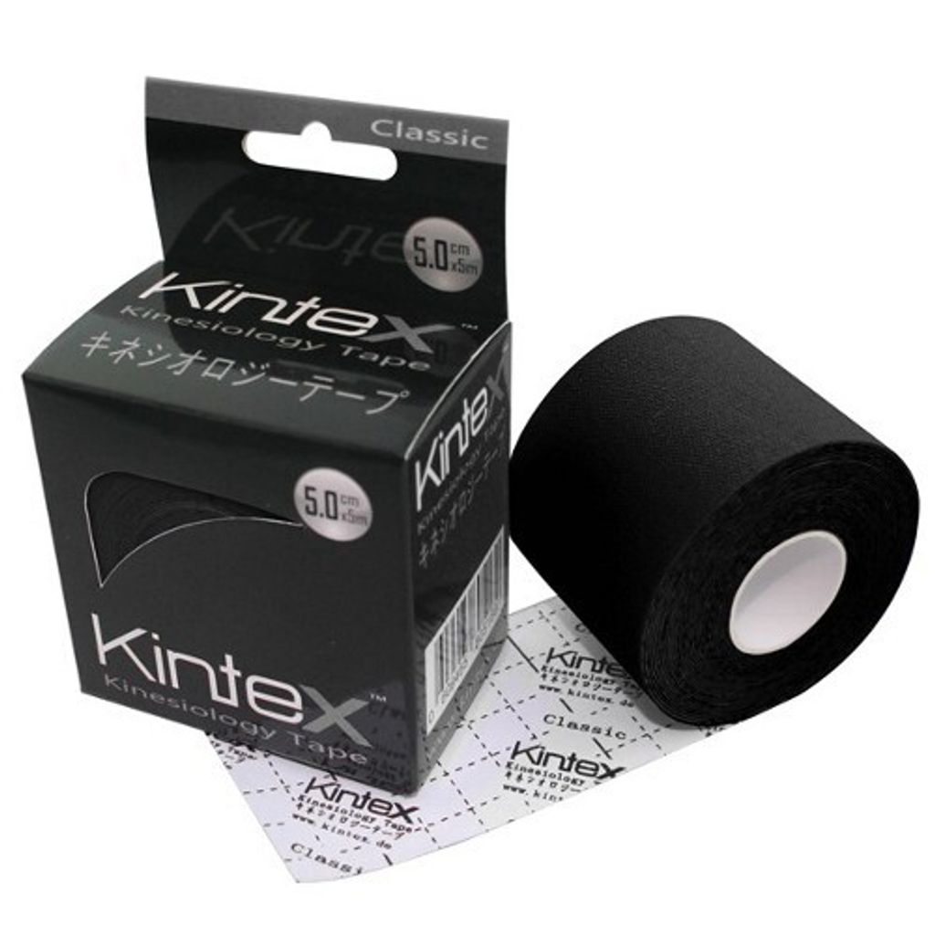 Nastro kinesiologico Kintex Classic 5 cm x 5 m nero Immagine del prodotto 