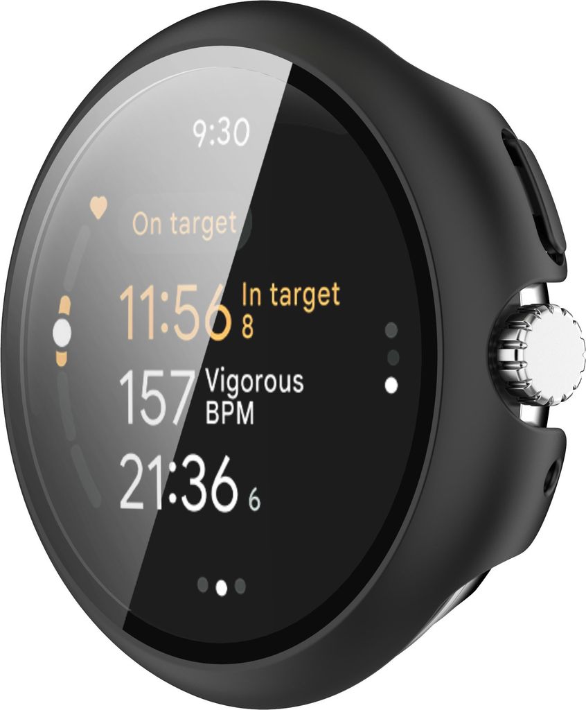 INF Google Pixel Watch 3 Hülle, Schutzhülle Schwarz 41 mm