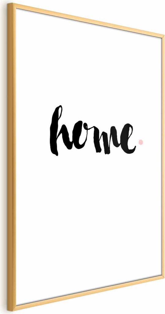 Posterpapier Poster - Home and Dot 21x30 cm Text m-A-0862-ao-a
