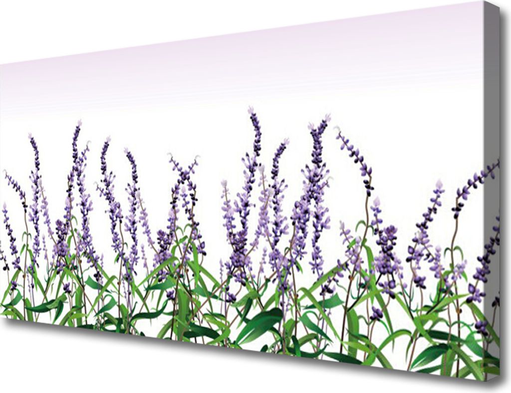 Tulup Leinwand-Bilder 100x50 Wandbild Canvas Kunstdruck Blumen Pflanzen