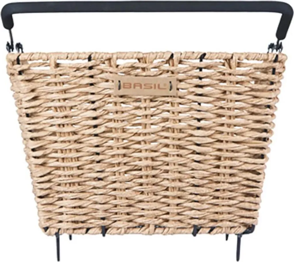 Panier de Vélo Basil Cento Aspect Rotin Multi Résistant aux Intempéries - 4