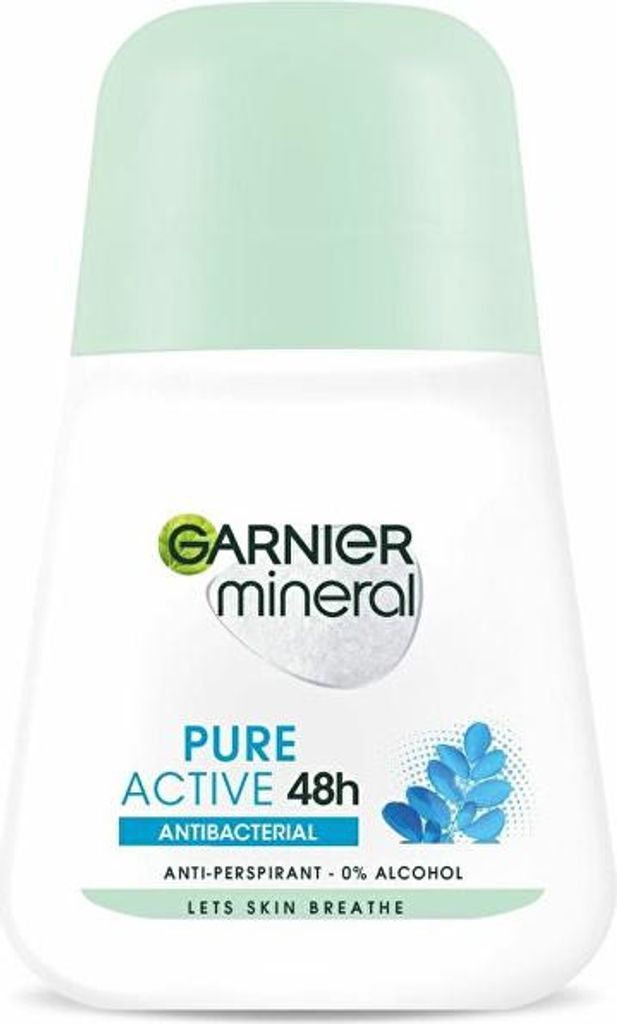 Mineral Antiperspirant Roll-On 48H Pure Active 50ml