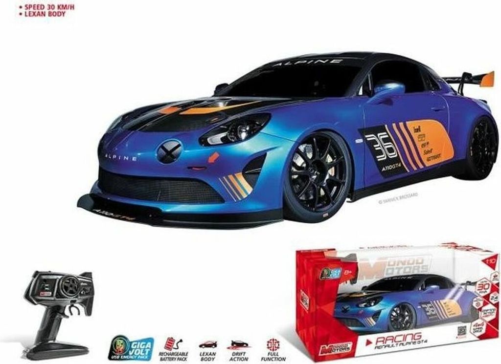 Mondo RC Auto Renault Alpine GT4 - Drifting Spielzeug im Maßstab 1:10