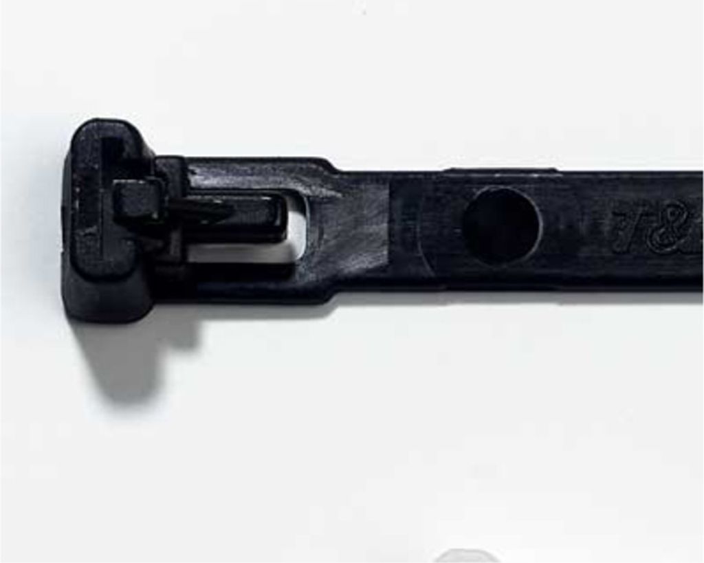 Kabelbinder schwarz wieder lösbar, wiederverwendbar 7,5x200