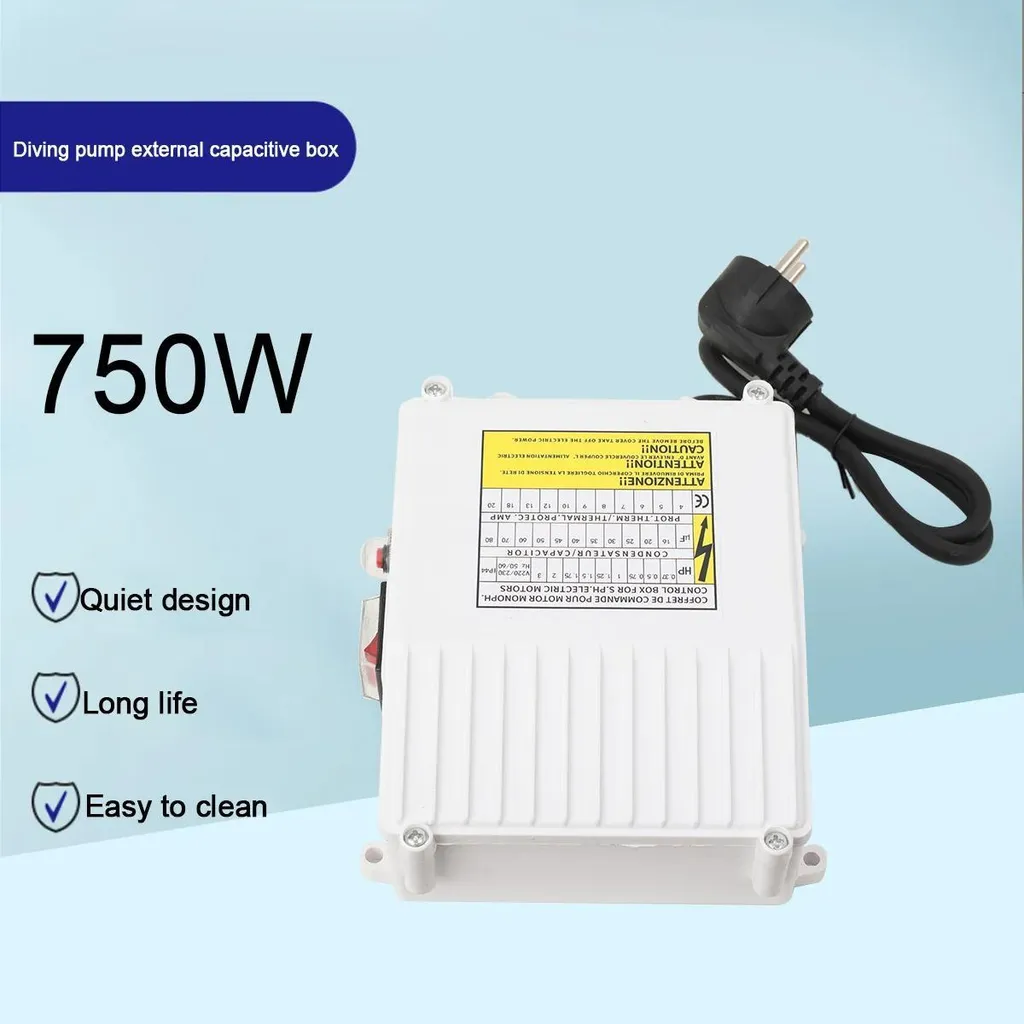 Boîtier de pompe de puits 750W contre la surchauffe moteur industrielle - 2