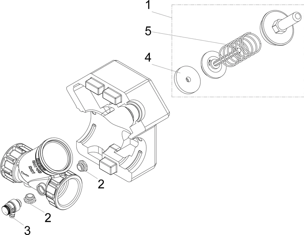 Évitez le reflux d'eau avec le clapet JS DN40 vidangeable DVGW - 3