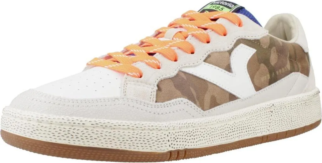 Basket Victoria Homme Smash Neon Camo avec Imprimé Animalier et Look Fluo