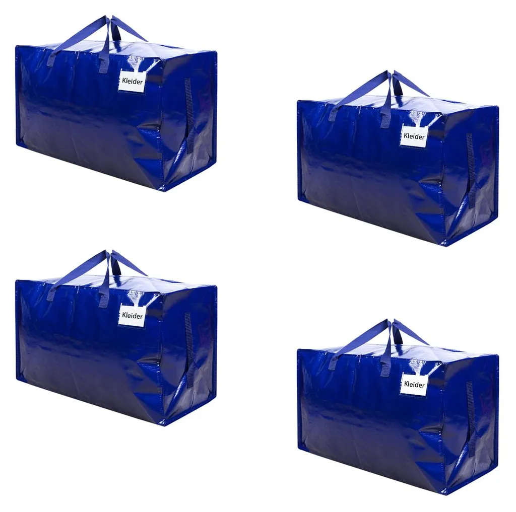 Grand sac de rangement de 102 litres souple pour couettes et linges