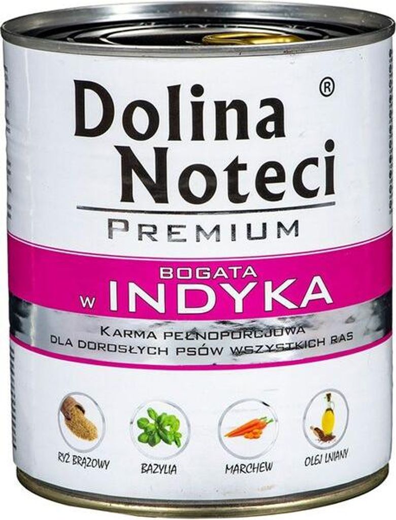 DOLINA NOTECI Premium Bogata w indyka - Karma mokra dla Zdjęcie produktu 