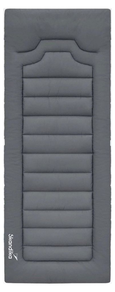 Auflage für Campingliegen | 203/223 x 76 cm, passend für Liege Viia, Polyesterfüllung, inkl. Packsack, Auflage für Feldbett, Sonnenliege, Garte...