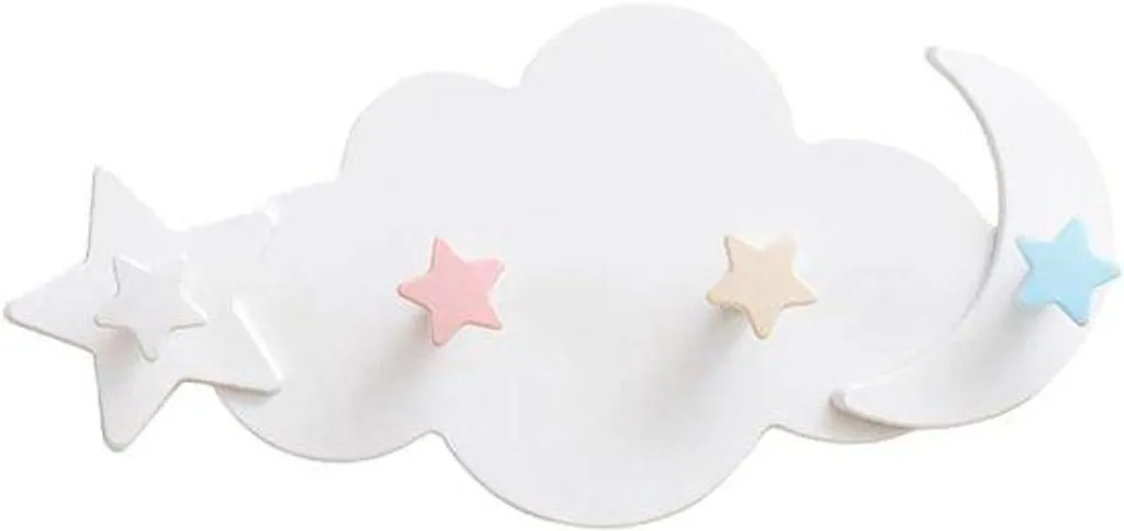 Crochet penderie enfant sans perçage Wolk plastique robuste et étanche