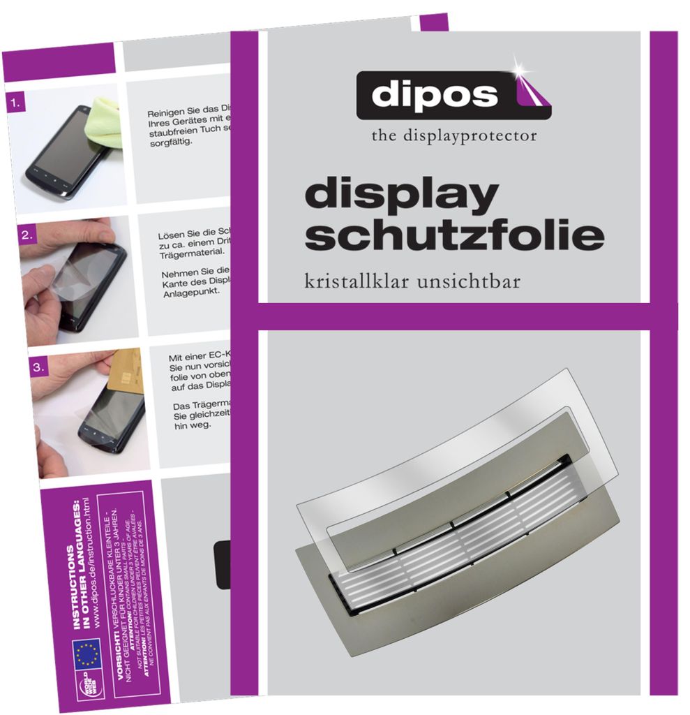 2x Schutzfolie für Jura J6 Tropfblech klar Displayschutzfolie Display Schutz