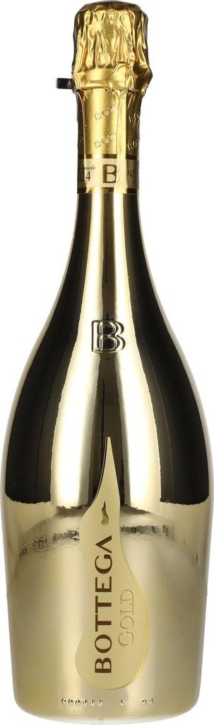 A golden bottle of Bottega Gold Prosecco.