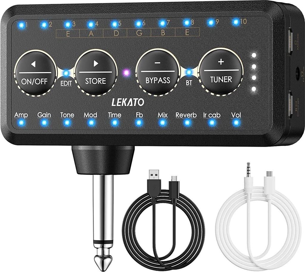 LEKATO Gitarren-Bluetooth-Kopfhörerverstärker 10 Produktbild 