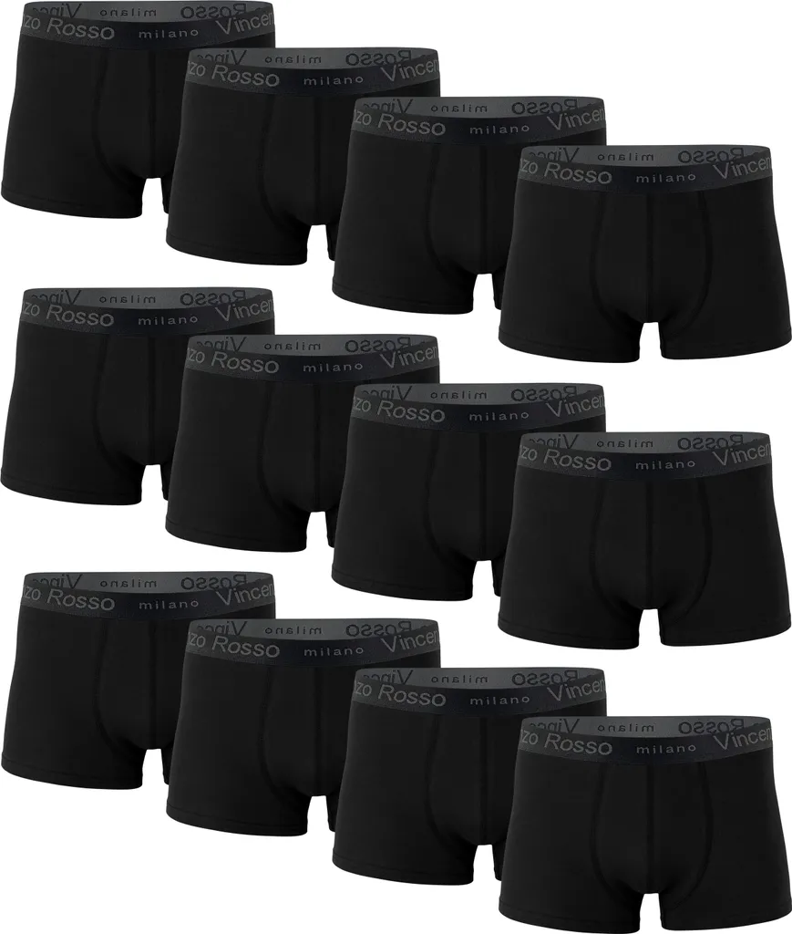Vincenzo Rosso 12er Pack Boxershorts