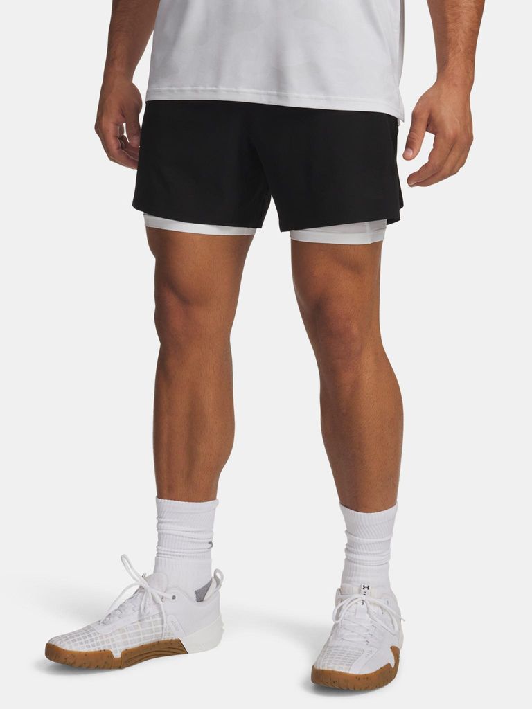 Under Armour UA Vanish Elite 6in Short für Herren – Schwarz XXL