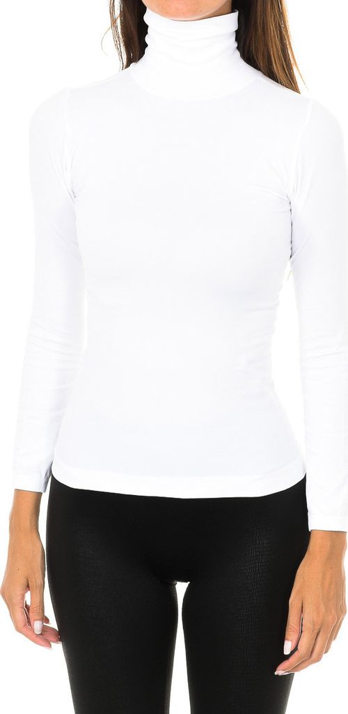 Intimidea Nevada Langarm-T-Shirt mit Stehkragen und elastischem Stoff 210277 Damen