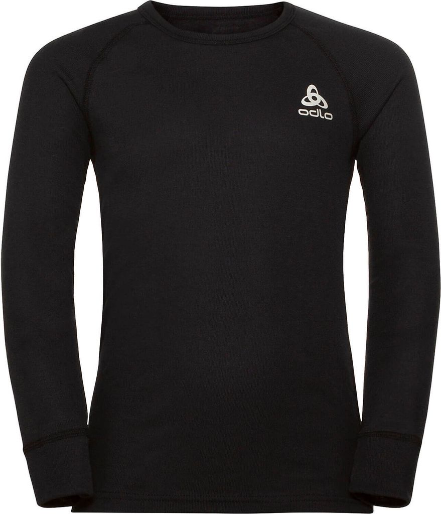 ODLO BL TOP Crew neck l/s ACTIVE WARM ECO KID SCHWARZ 140