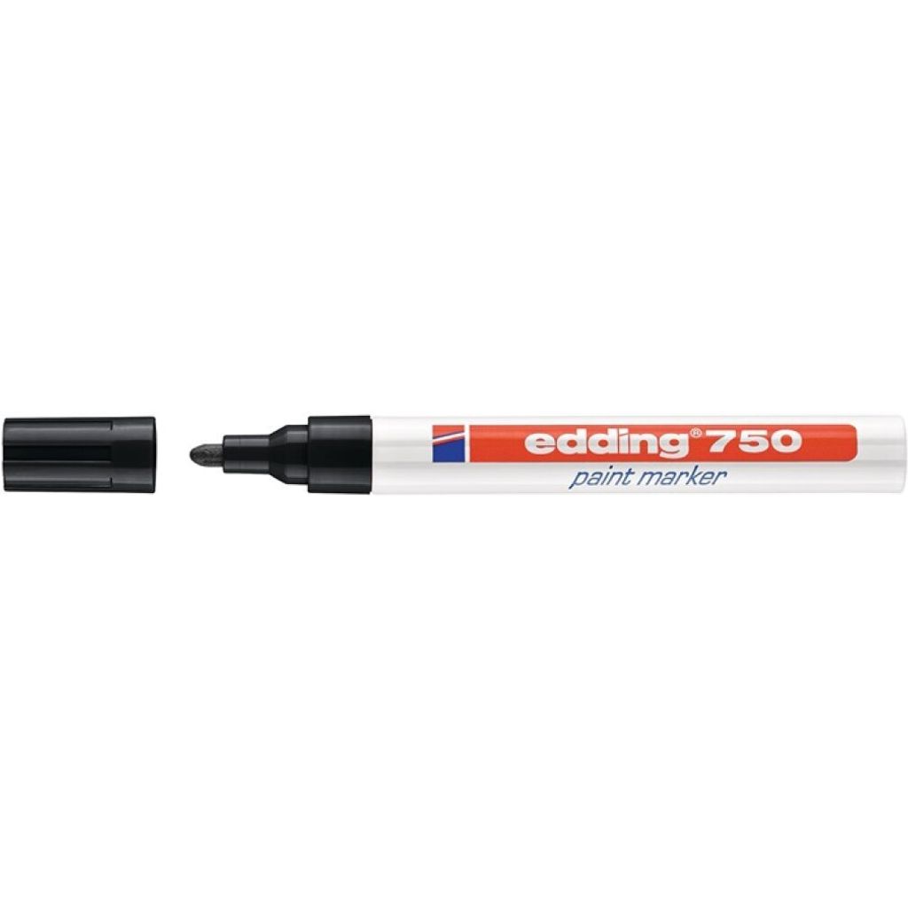 Edding 750, Schwarz, Weiß, 2 mm, 4 mm, 10 Stück(e) Produktbild 