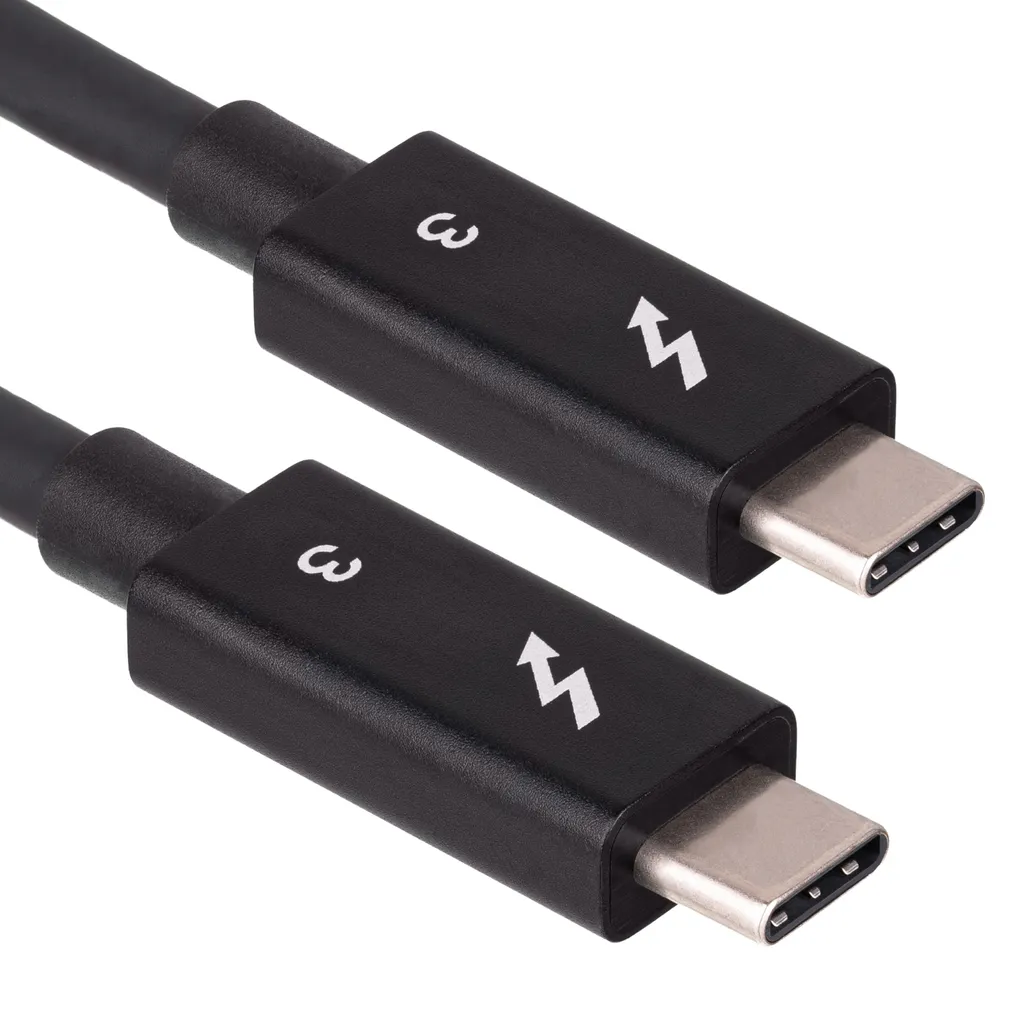 Câble USB-C Thunderbolt 3 Akyga AK-USB-33 pour Transferts Rapides 0.5m
