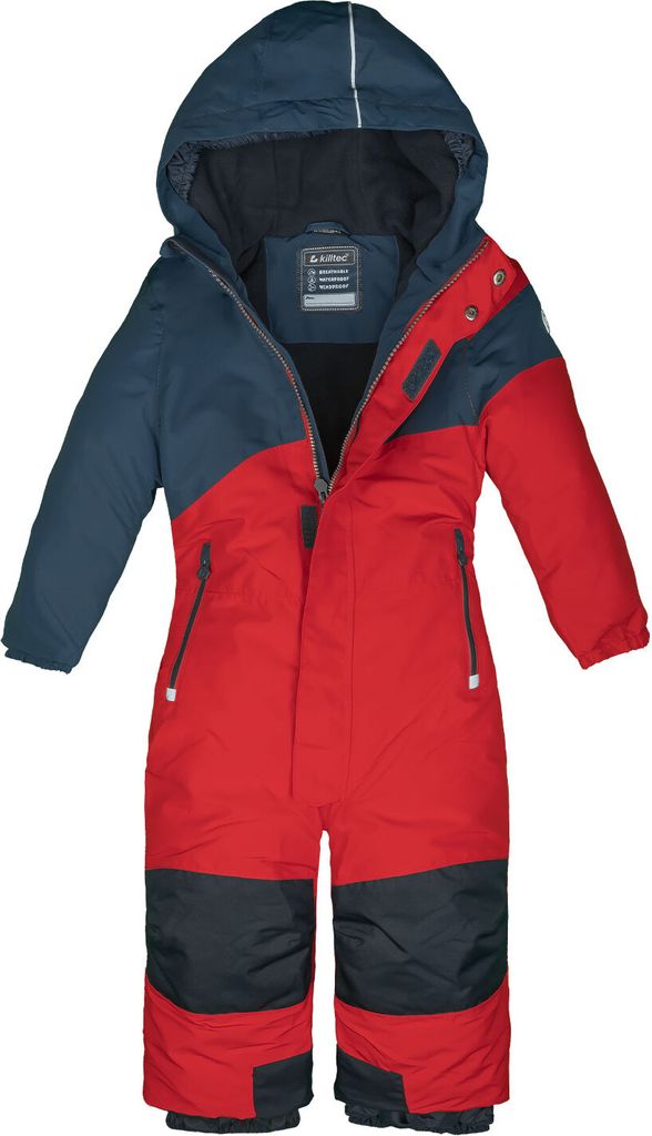 Kinder Skianzug blau/rot Overall Einteiler Gr. 116 Produktbild 3