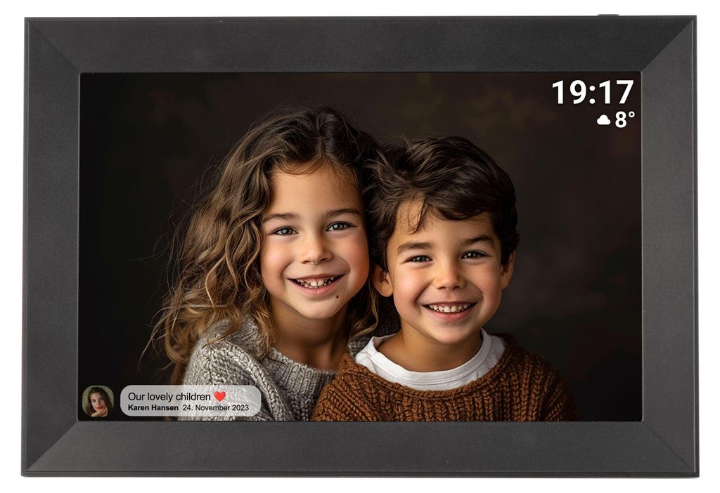 Denver PFF-1012 10,1″ Frameo WLAN Bilderrahmen mit IPS & Produktbild 