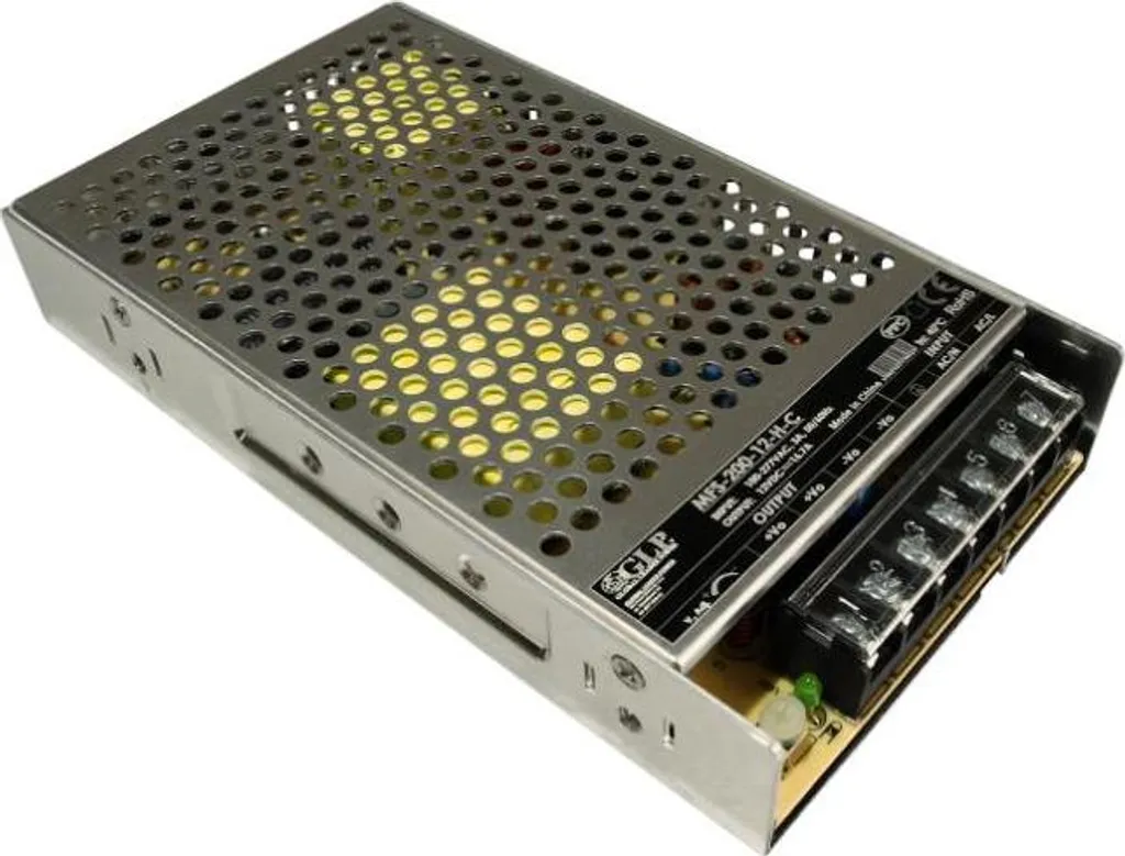 Transformateur 15V 13,4A 201W GLP pour systèmes LED et automatismes