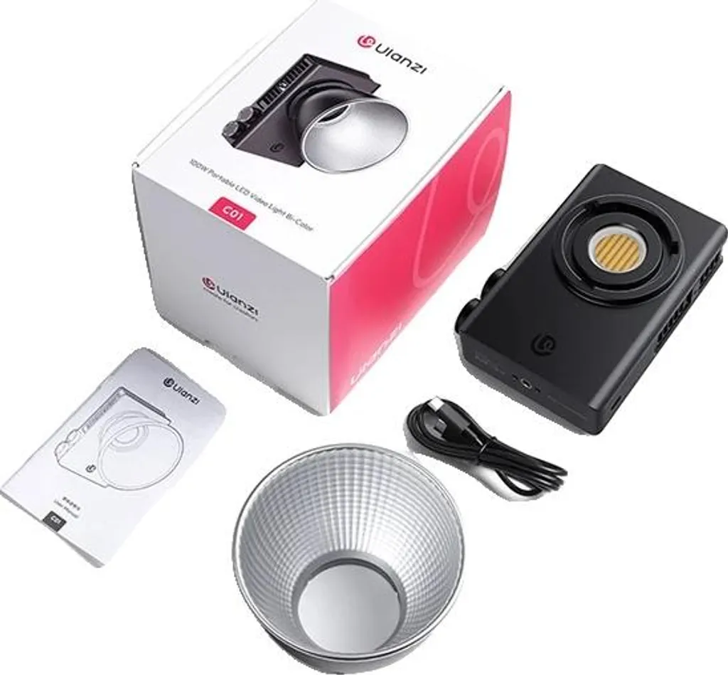 Ulanzi C01 100W Luce COB Bicolore 2700K-6500K - Illuminazione Video Pro