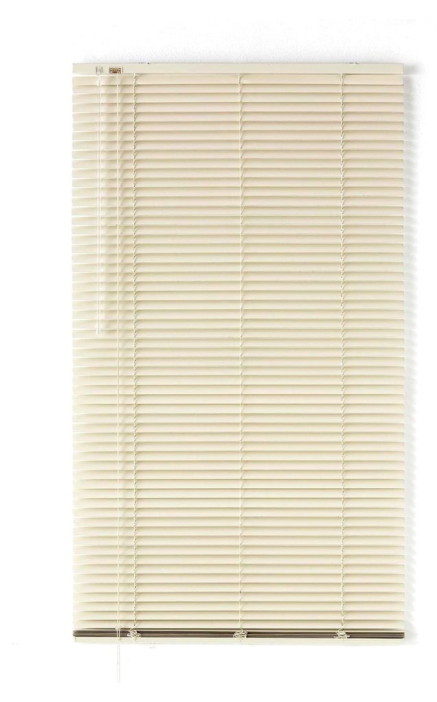 Aluminium-Jalousie, Maße: 120 x 180 cm, mit Lamelle: 25 mm, Jalousie in Höhe und Öffnung, Kindersicherung, feuchtigkeitsbeständig, Farbe: Beige
