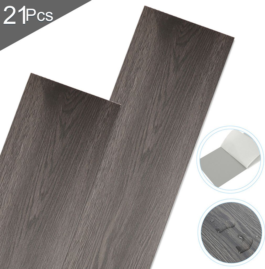 Wolketon 21x ca.3m2 Vinylboden Vinyl Laminat Selbstklebend Eiche Natur Dielen Planke Night Oak
