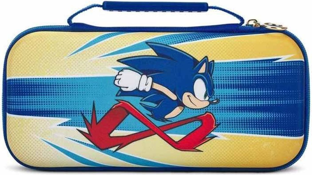 PowerA NSCS0209-01 Schutzhülle für tragbare Spielkonsolen Hartschalenkoffer Nintendo Filz, Gummi Mehrfarbig
