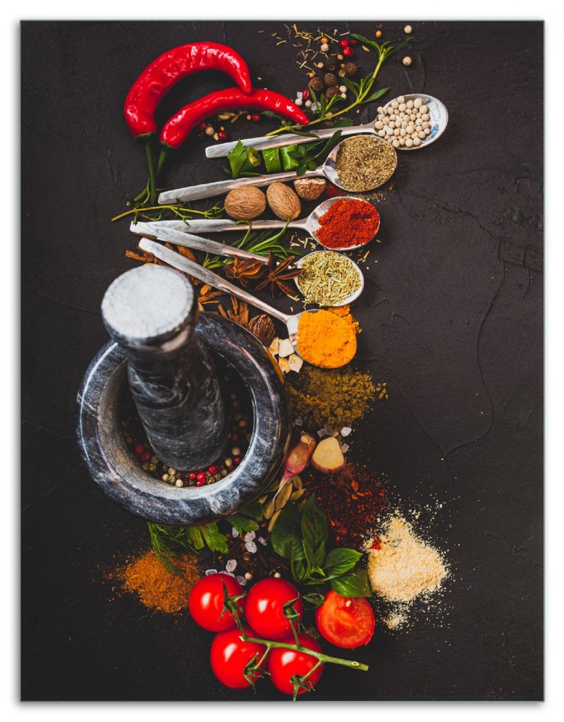 Wallario Herdabdeckplatte aus Glas, Größe 40 x 52 cm Produktbild 