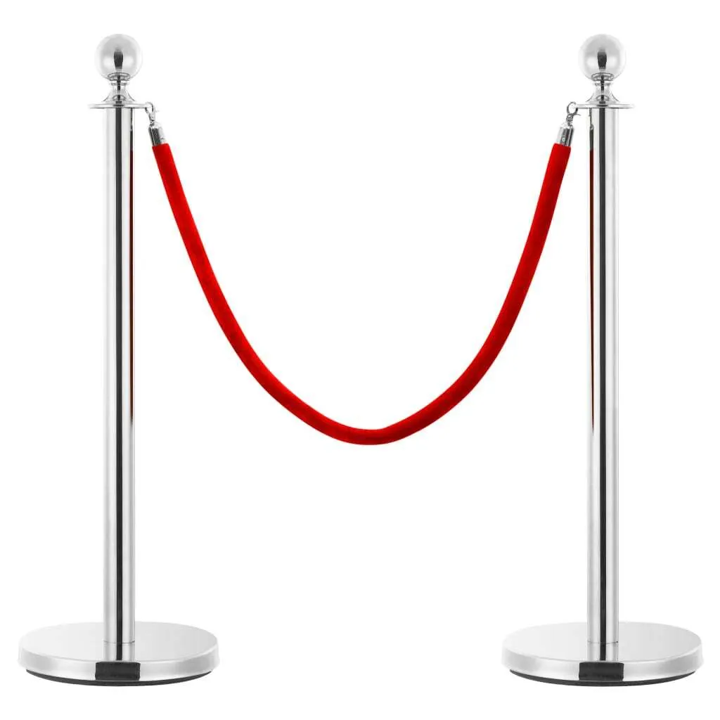 Recensione Corda vidaXL Velluto Rosso: Eleganza Argento per Eventi - 2