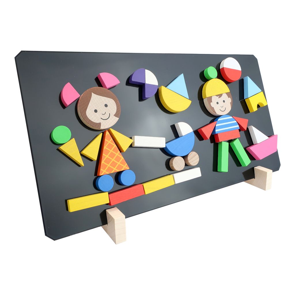 Magnetické puzzle - deti Obrázok produktu 