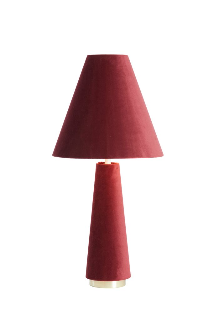 Light & Living - Tischleuchte DEVIA - Ø30x62,5cm - Rot