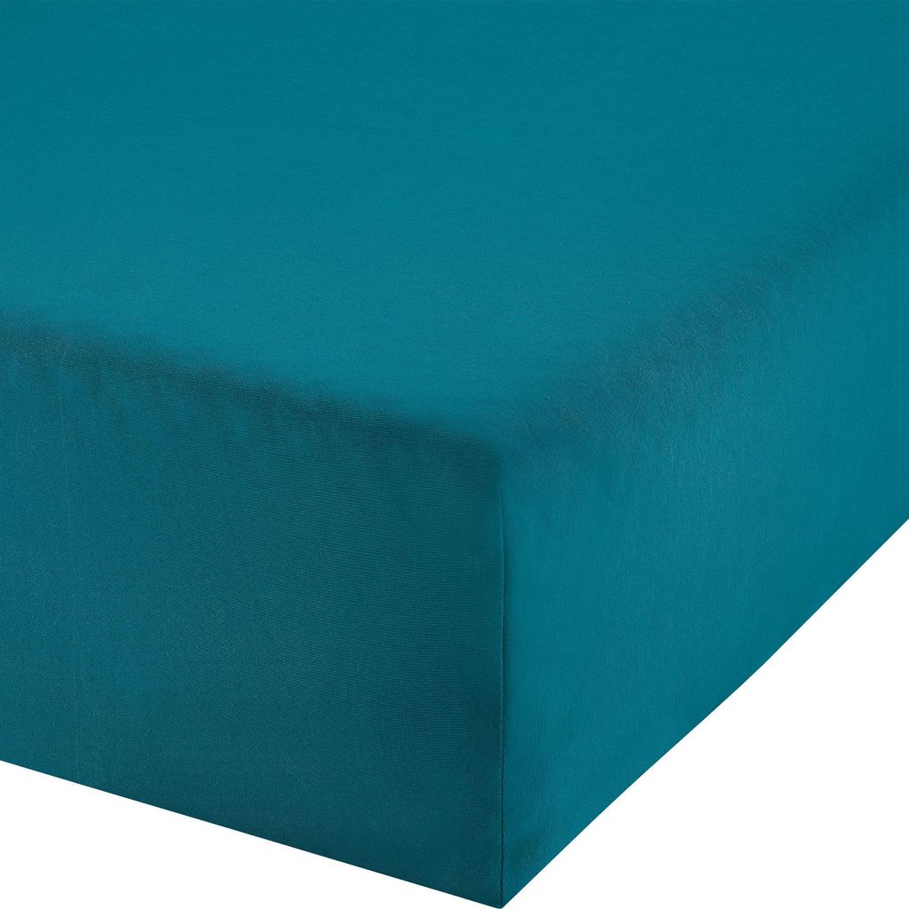 REDBEST Boxspring-Spannbettlaken Denver" petrol 180x200 cm - 200x200 cm"